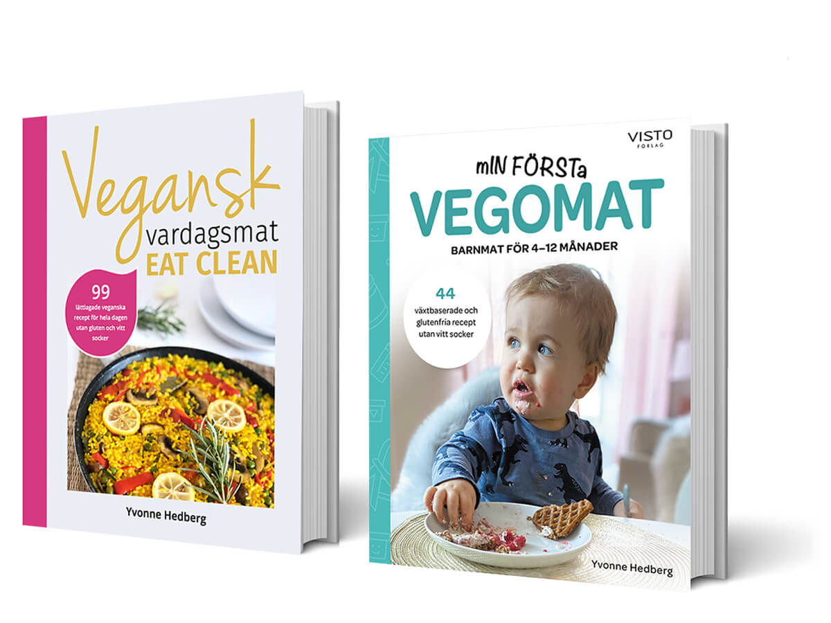 Kokböckerna Vegansk vardagsmat och Min första vegomat.