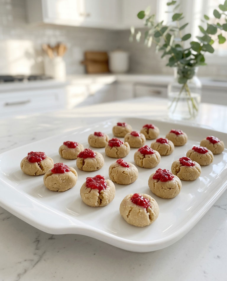 Glutenfria Hallongrottor  – Veganska kakor